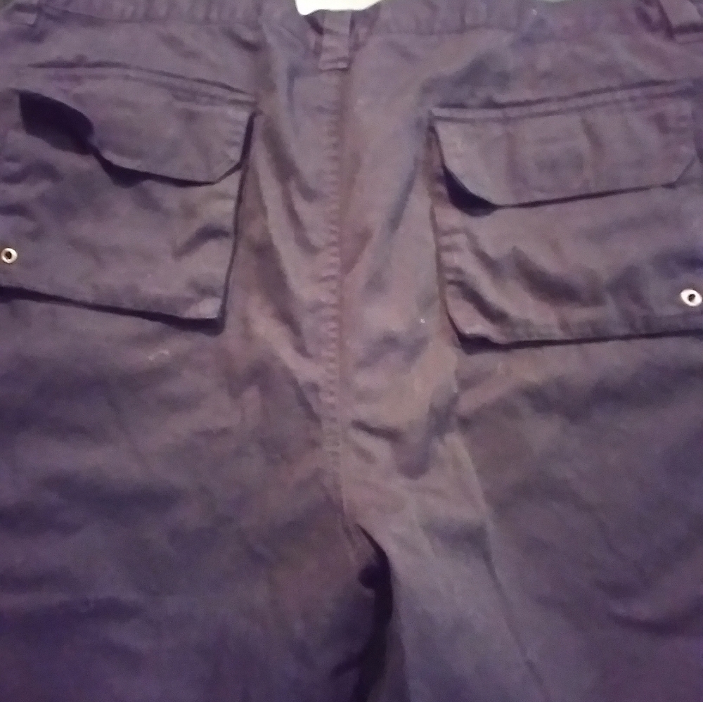 Boulder Creek Trading Co. Black 100% Cotton Cargo Shorts Size 46 Tall Stretch - Picture 11 of 11